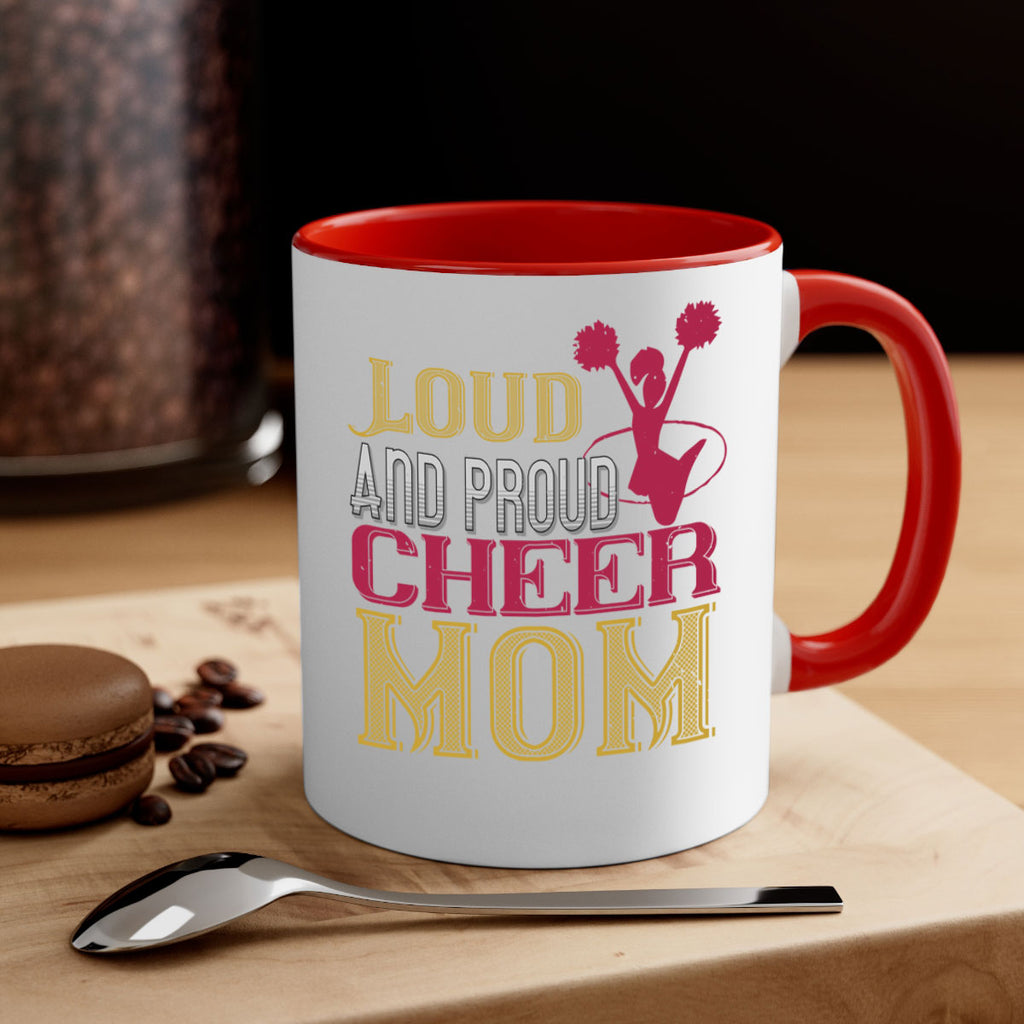 Loud proud cheer mom 764#- football-Mug / Coffee Cup
