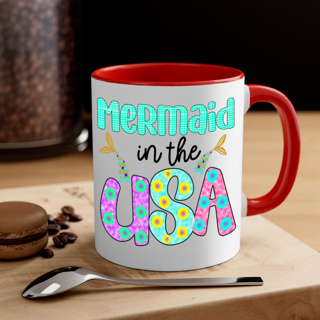 Mermaid In The Usa 421#- mermaid-Mug / Coffee Cup