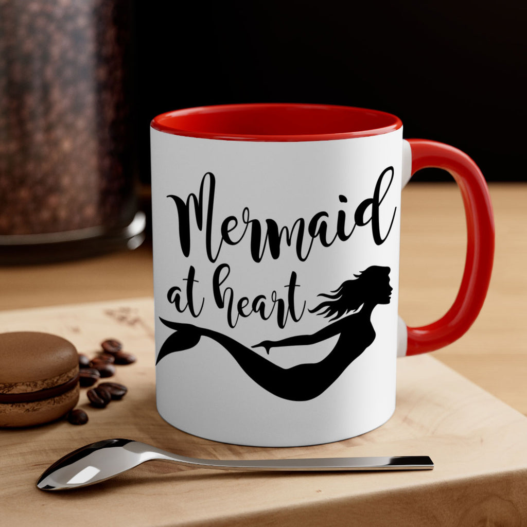 Mermaid at heart 395#- mermaid-Mug / Coffee Cup