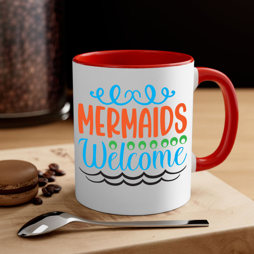 Mermaids Welcome 497#- mermaid-Mug / Coffee Cup