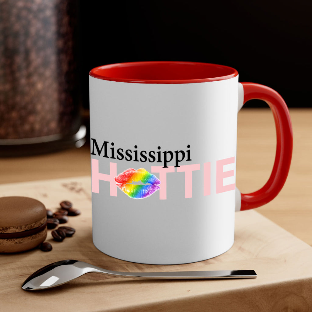 Mississippi Hottie with rainbow lips 24#- Hottie Collection-Mug / Coffee Cup