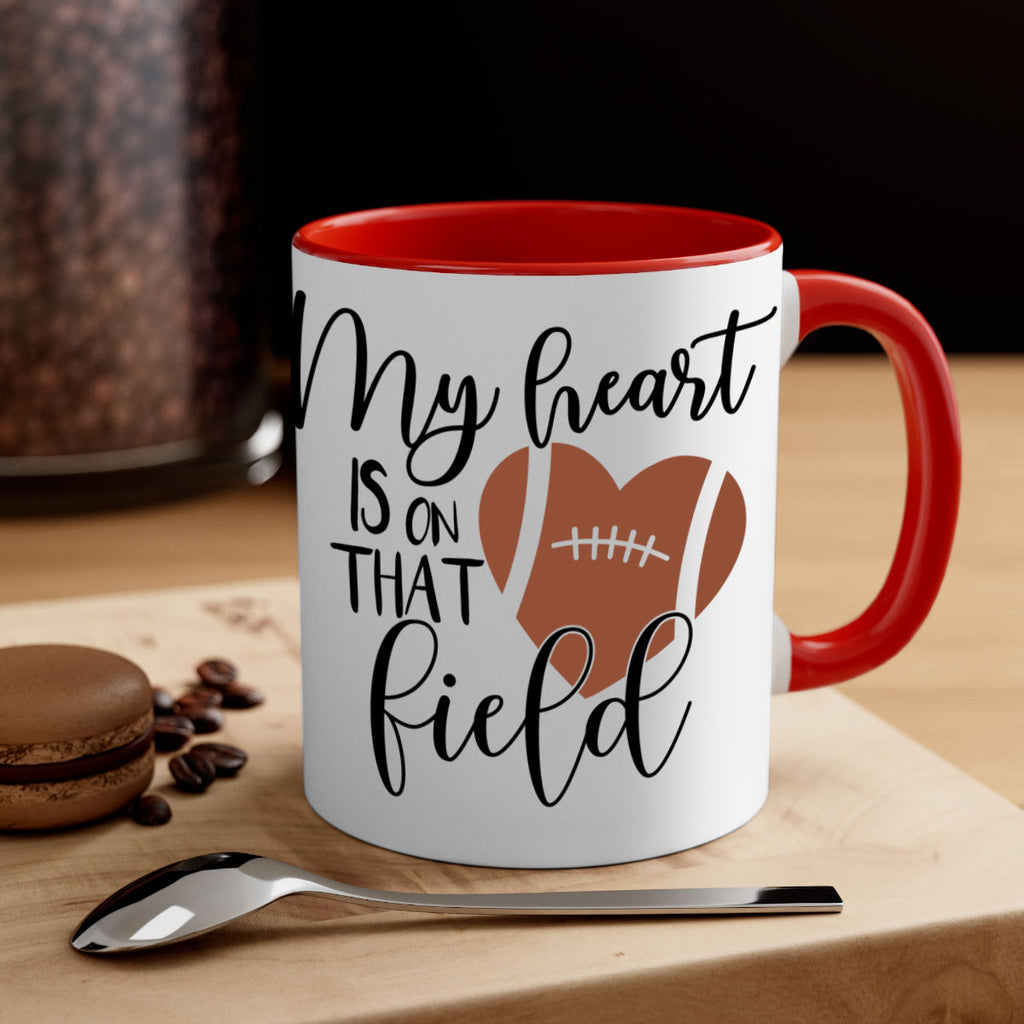 My heart is on that field 639#- football-Mug / Coffee Cup