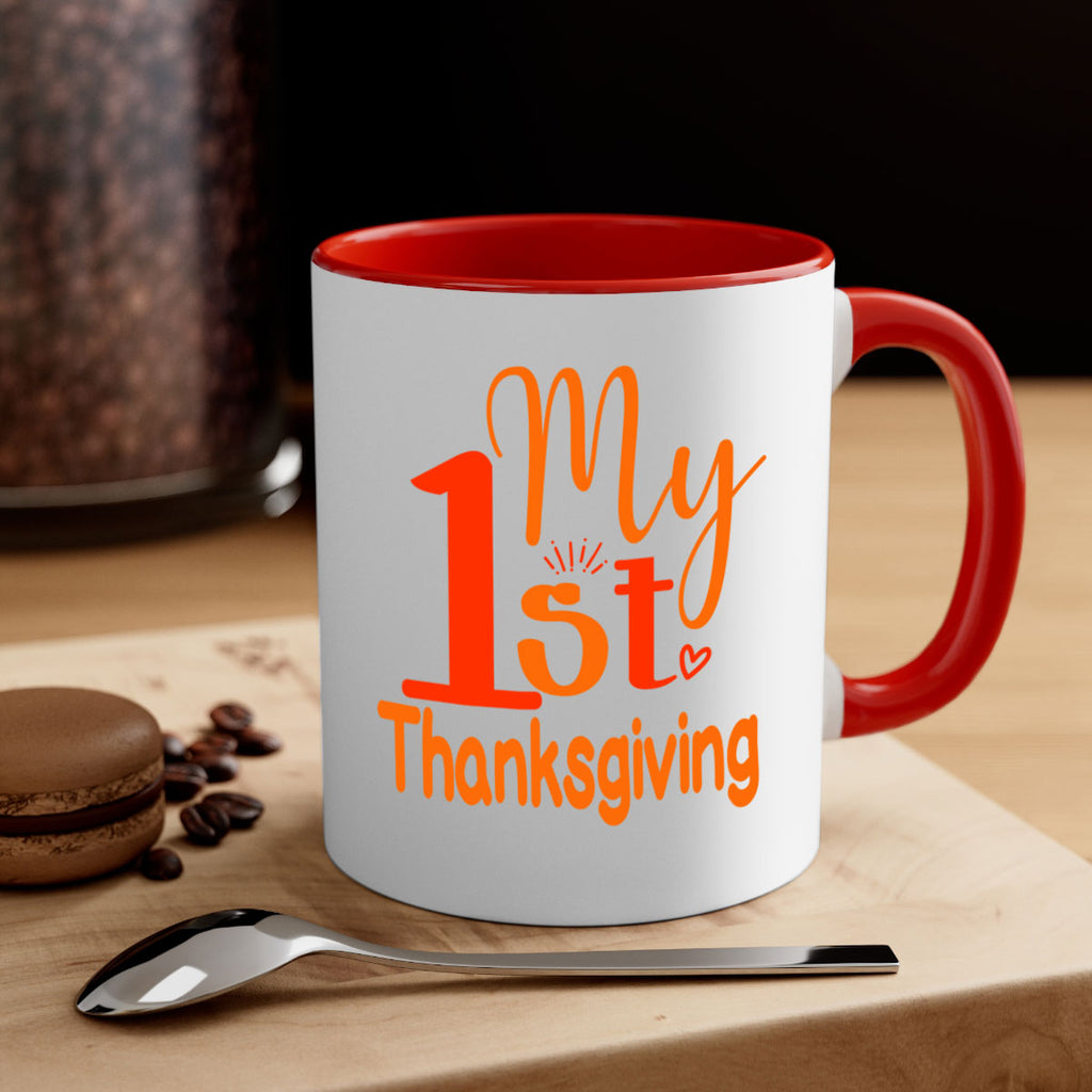 My st Thanksgiving Design 431#- fall-Mug / Coffee Cup