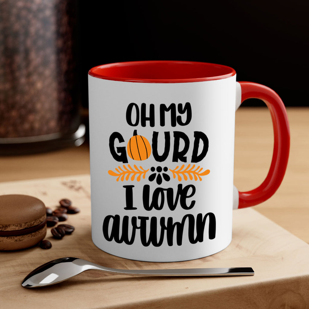 Oh My Gourd I Love Autumn 504#- fall-Mug / Coffee Cup