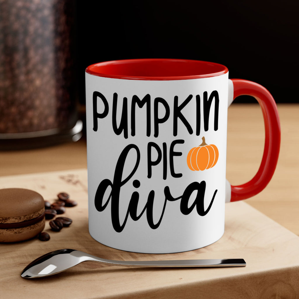 Pumpkin Pie Diva 532#- fall-Mug / Coffee Cup