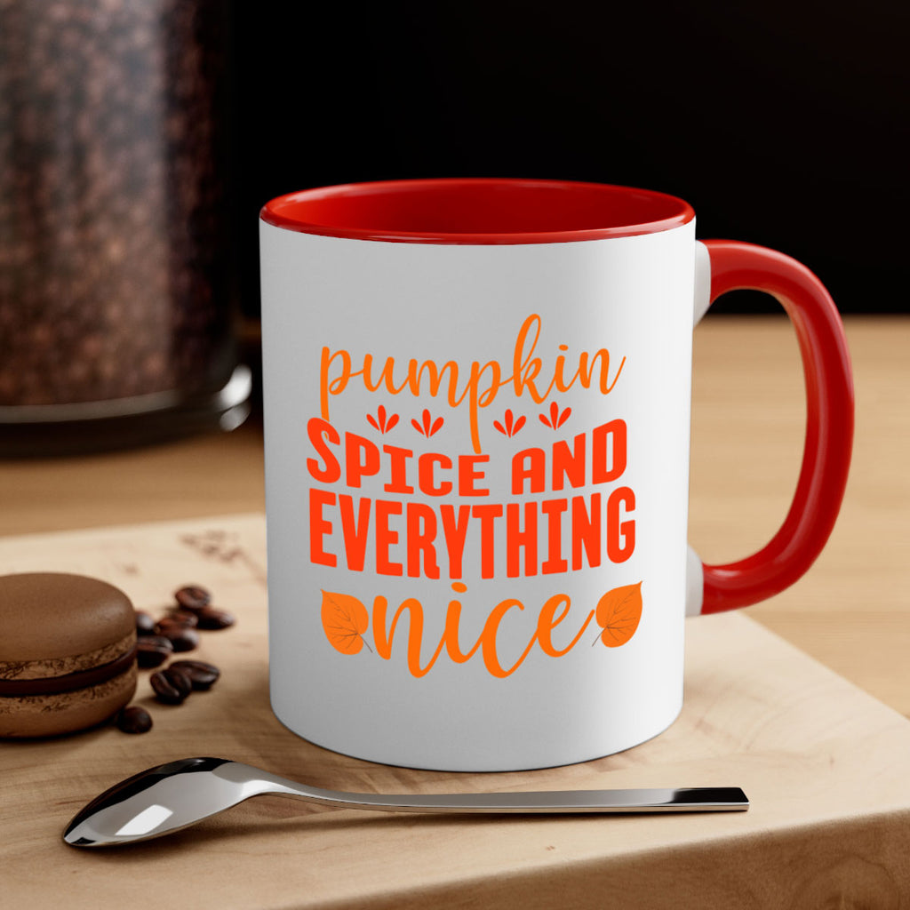 Pumpkin Spice And Everything Nice Design 535#- fall-Mug / Coffee Cup