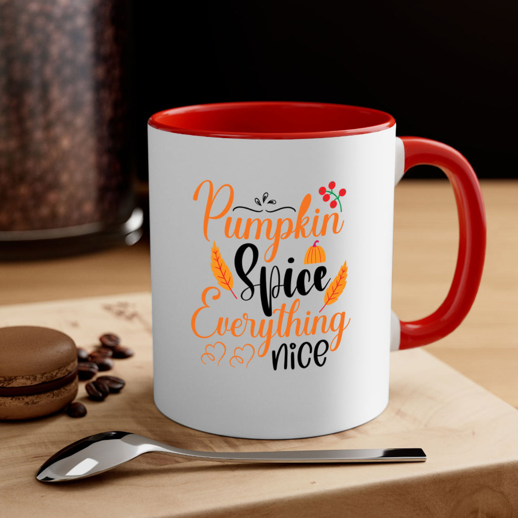 Pumpkin Spice Everything Nice 543#- fall-Mug / Coffee Cup