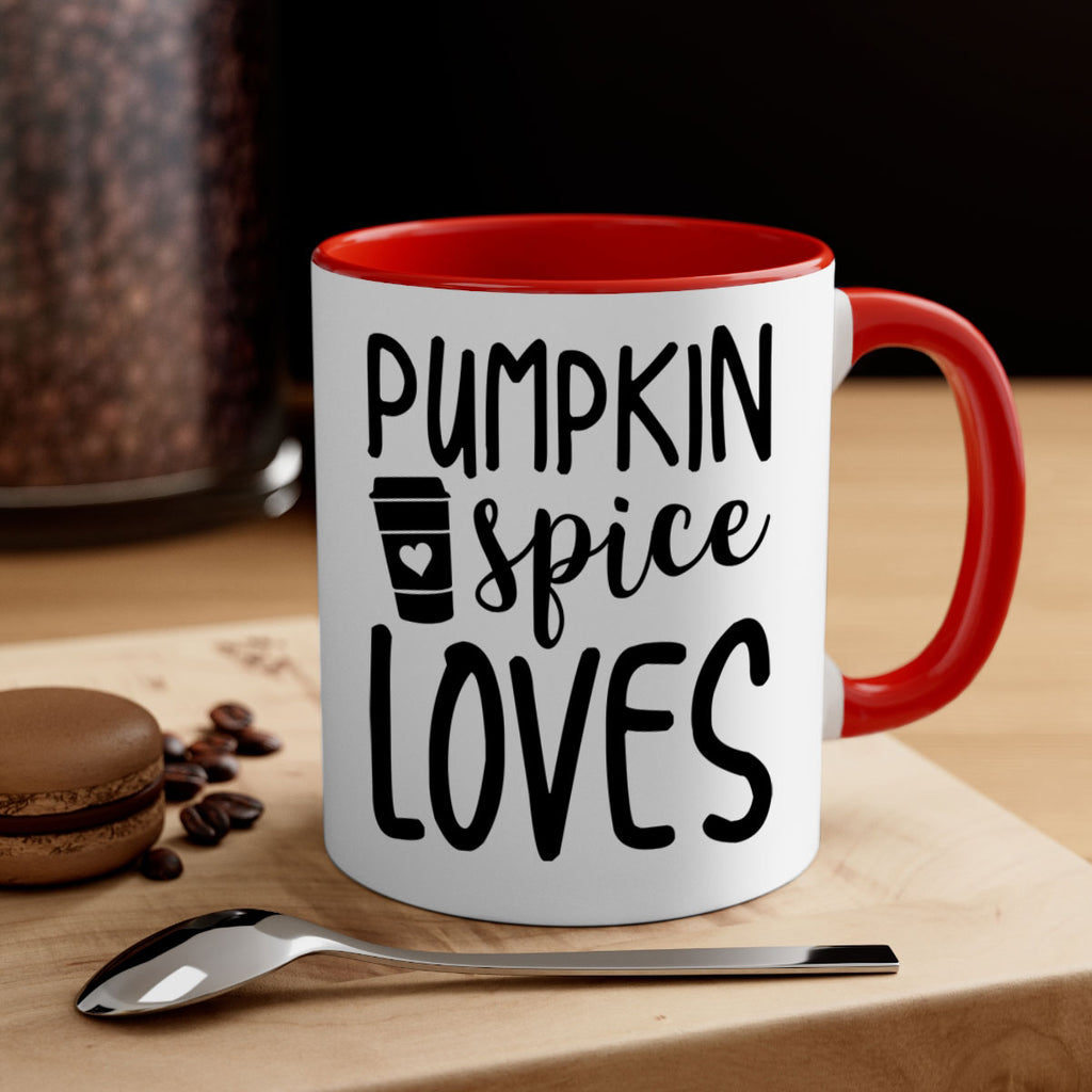 Pumpkin Spice Loves 555#- fall-Mug / Coffee Cup