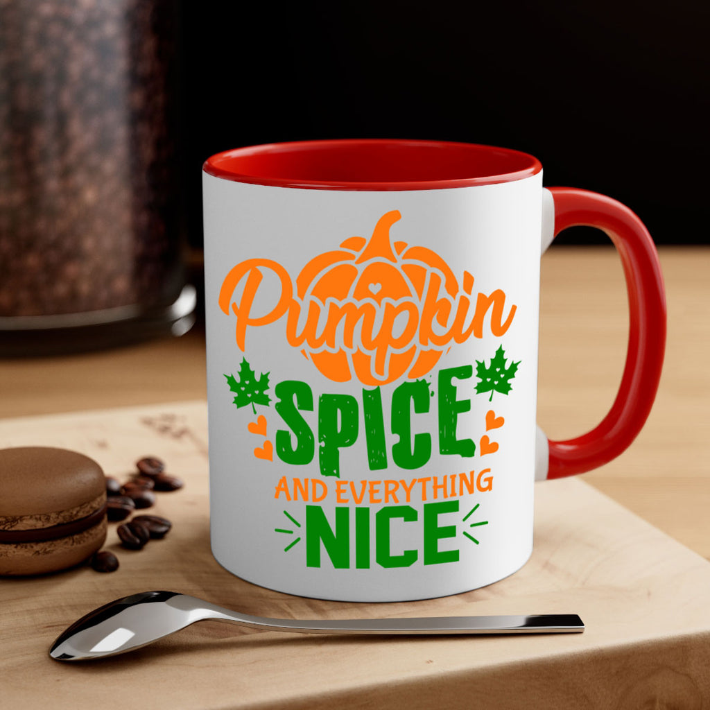 Pumpkin Spice and Everything Nice 538#- fall-Mug / Coffee Cup