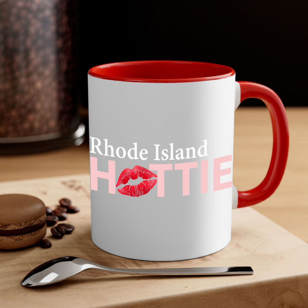 Rhode Island Hottie With Red Lips 93#- Hottie Collection-Mug / Coffee Cup
