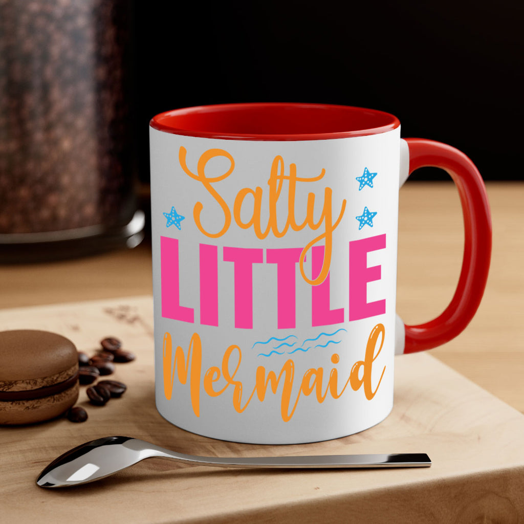 Salty Little Mermaid Design 574#- mermaid-Mug / Coffee Cup