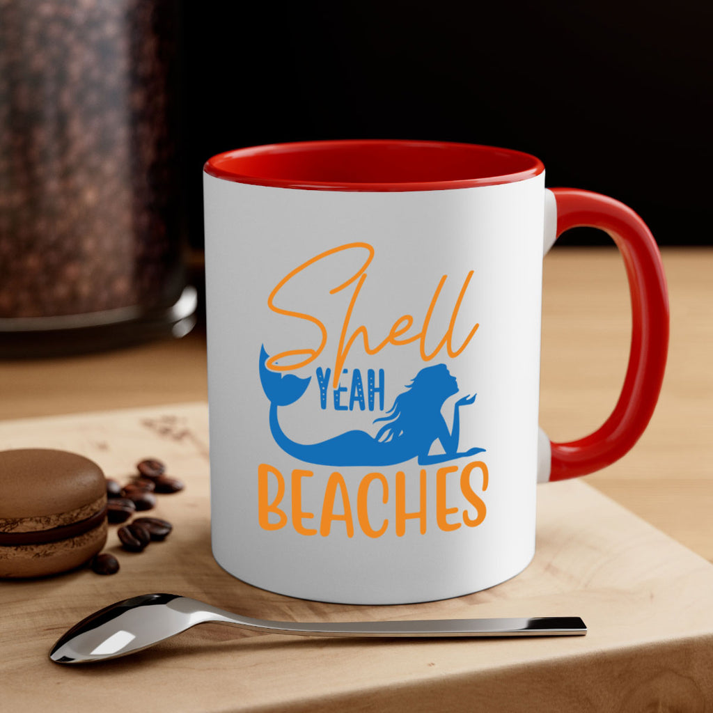 Shell Yeah Beaches 591#- mermaid-Mug / Coffee Cup