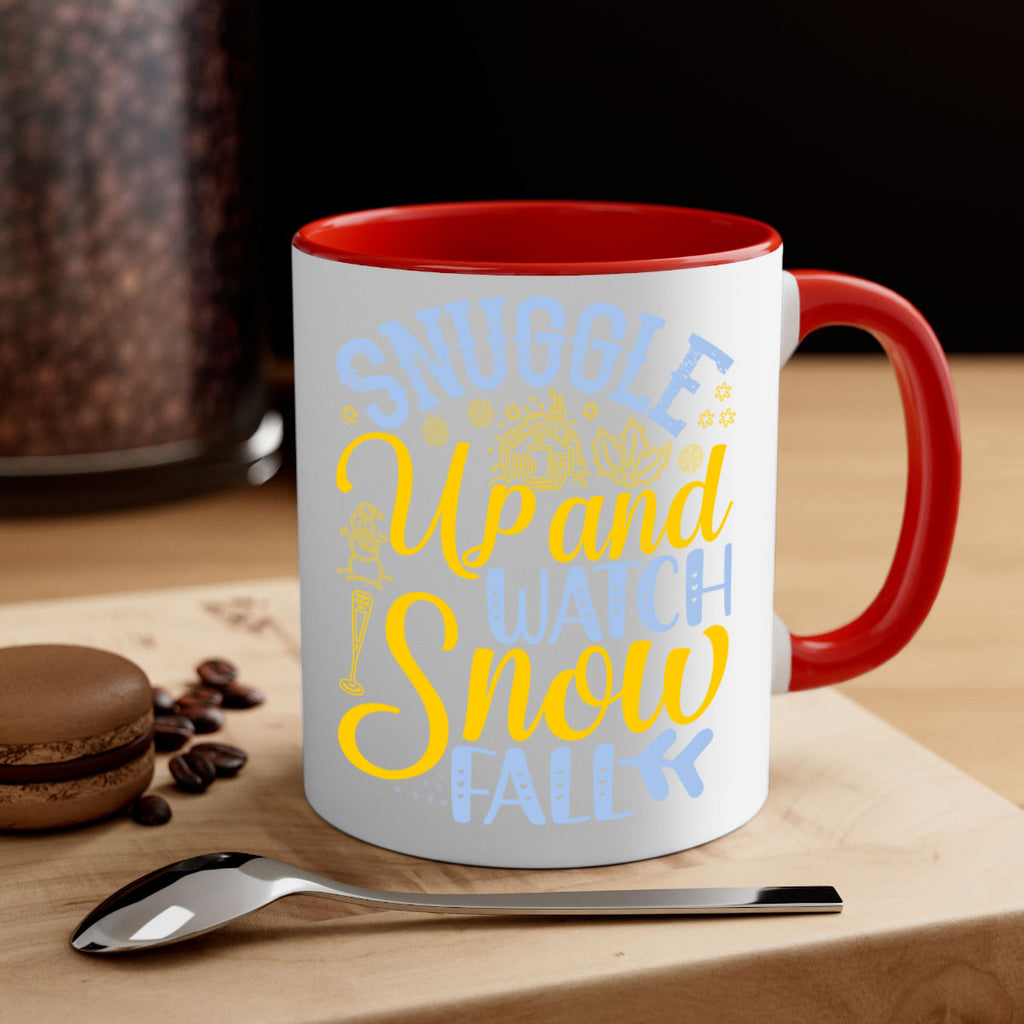 Snuggle up and watch snow fall385#- winter-Mug / Coffee Cup