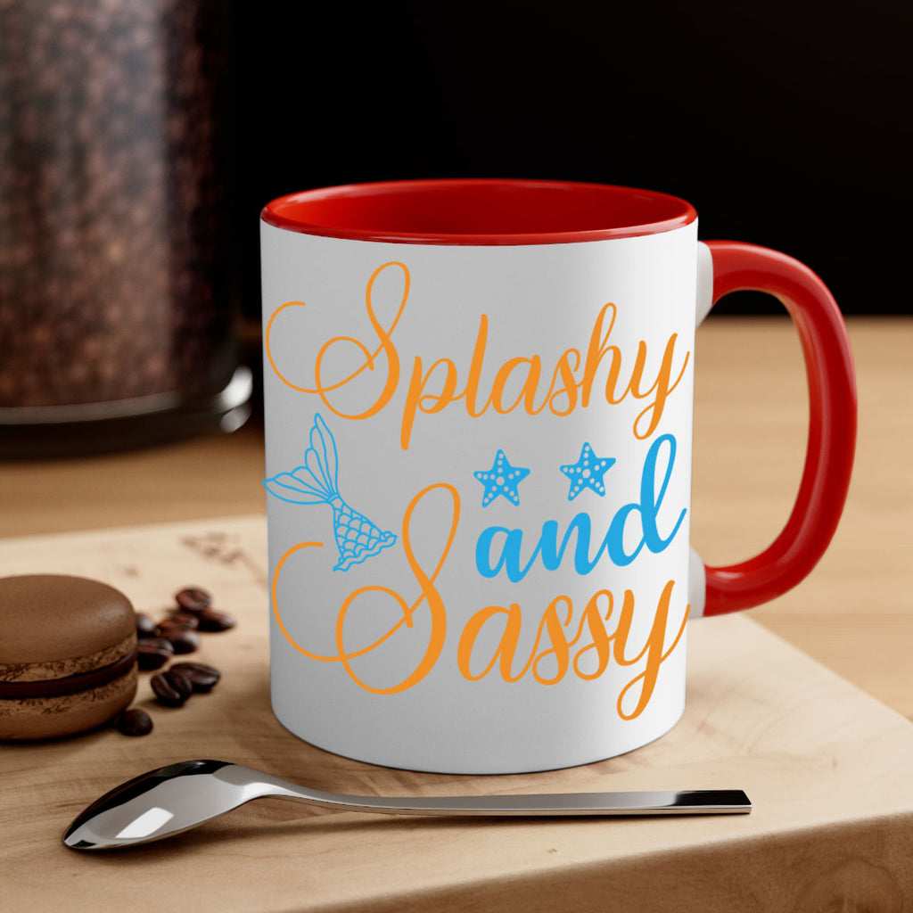 Splashy and Sassy Design 625#- mermaid-Mug / Coffee Cup