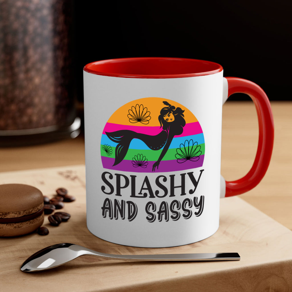 Splashy and sassy 623#- mermaid-Mug / Coffee Cup