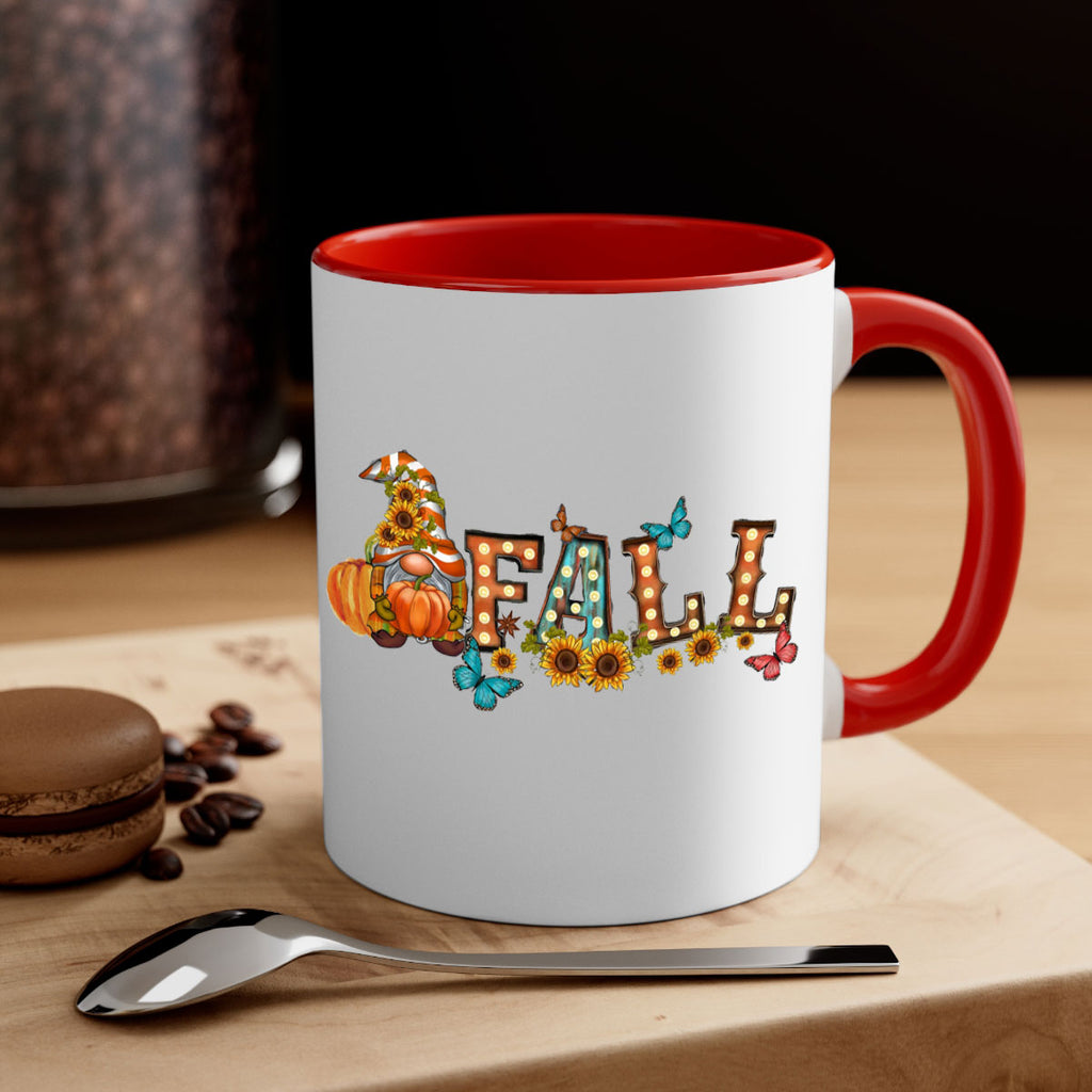 VintageFallGnome 626#- fall-Mug / Coffee Cup