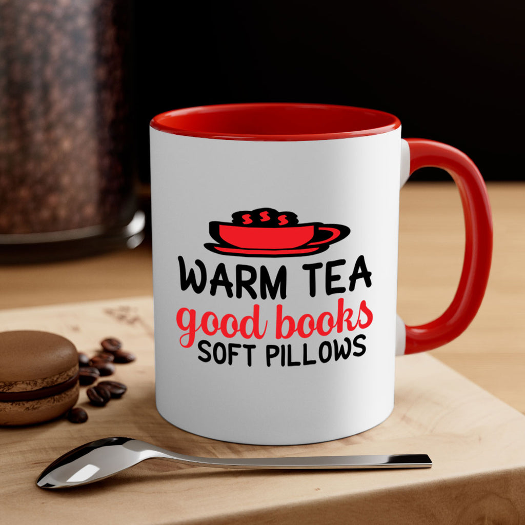 Warm tea good books soft pillows 448#- winter-Mug / Coffee Cup