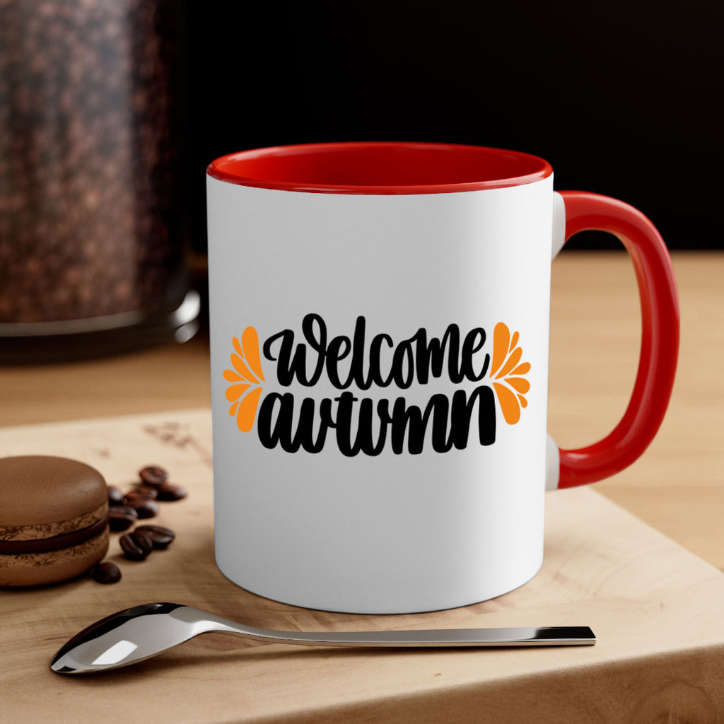 Welcome Autumn 513#- fall-Mug / Coffee Cup