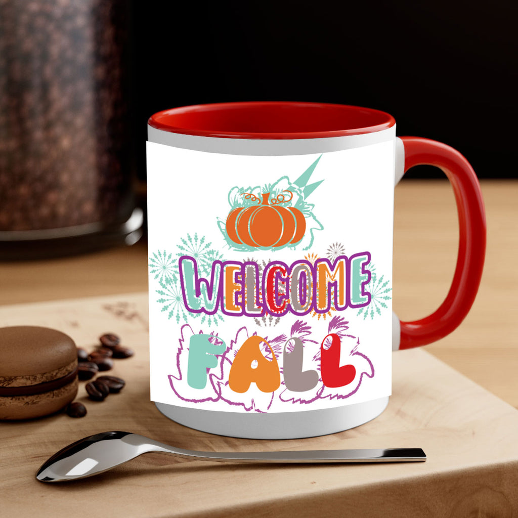 WelcomeFalldesign 638#- fall-Mug / Coffee Cup