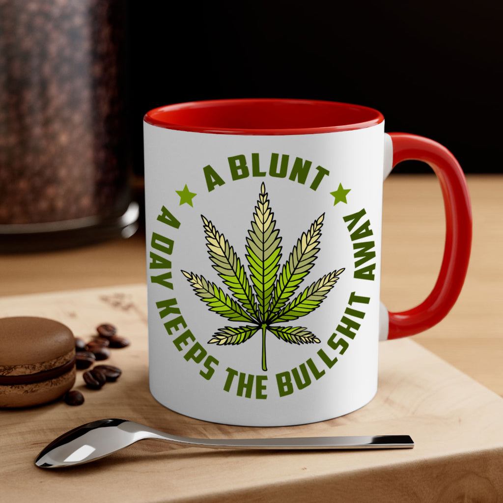 a blut a day keeps the BS away 5#- marijuana-Mug / Coffee Cup