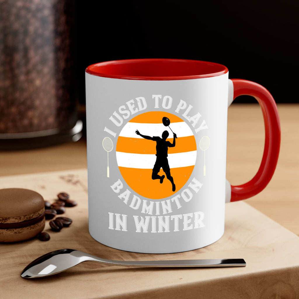 badmintonI used to playin winter 2333#- badminton-Mug / Coffee Cup