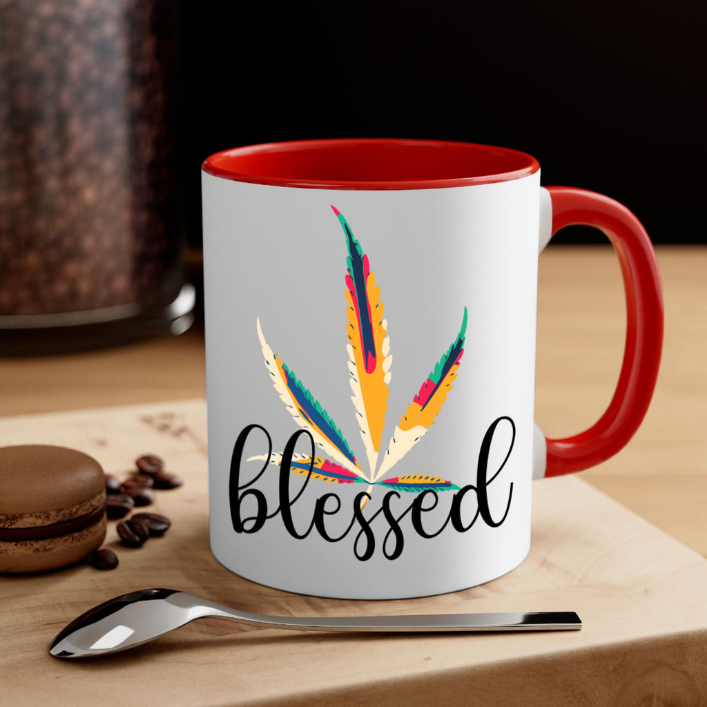 blessed colorful 19#- marijuana-Mug / Coffee Cup