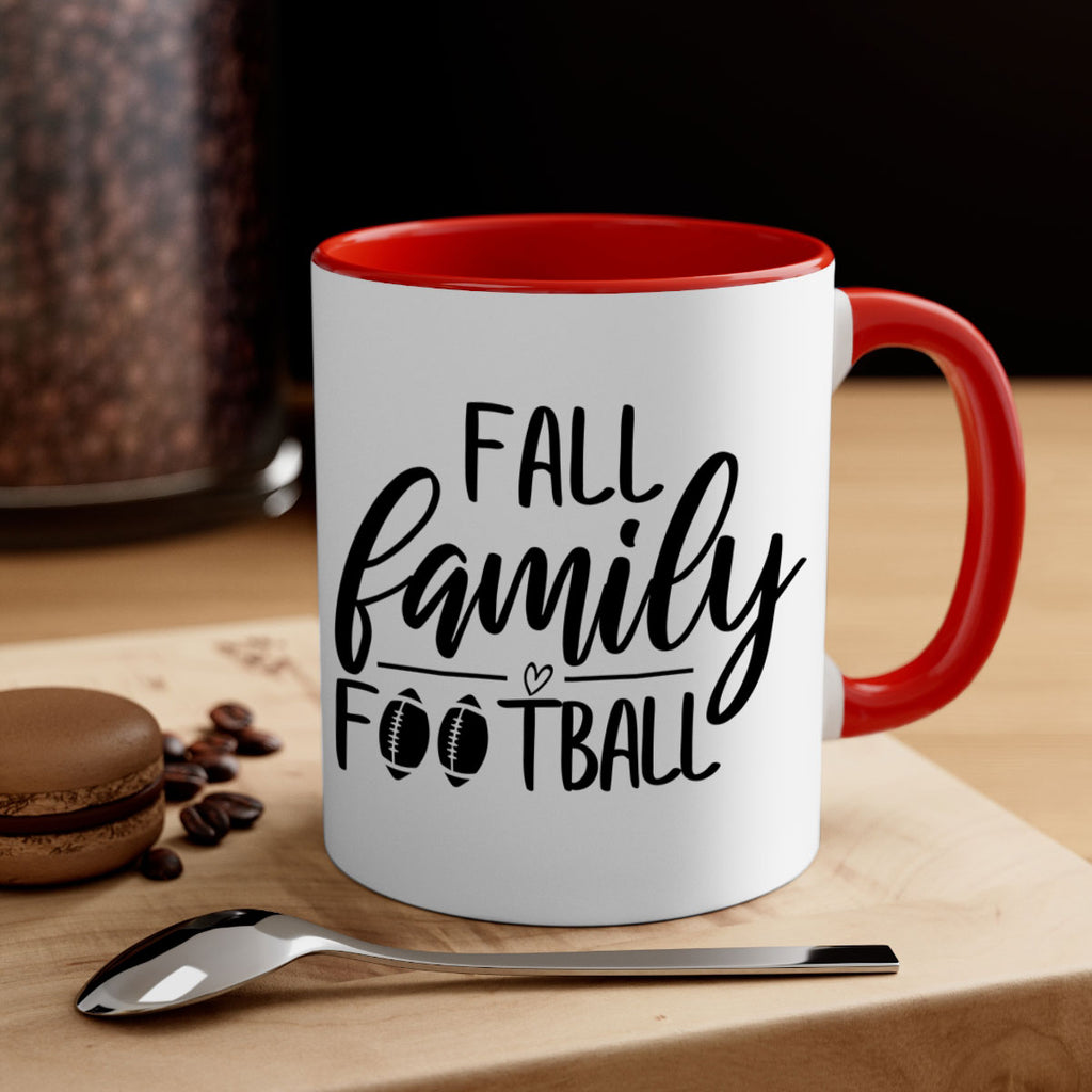 fall family football 100#- fall-Mug / Coffee Cup