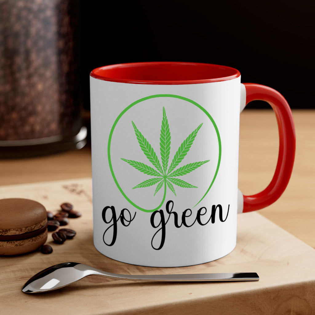 go green cannabis 92#- marijuana-Mug / Coffee Cup