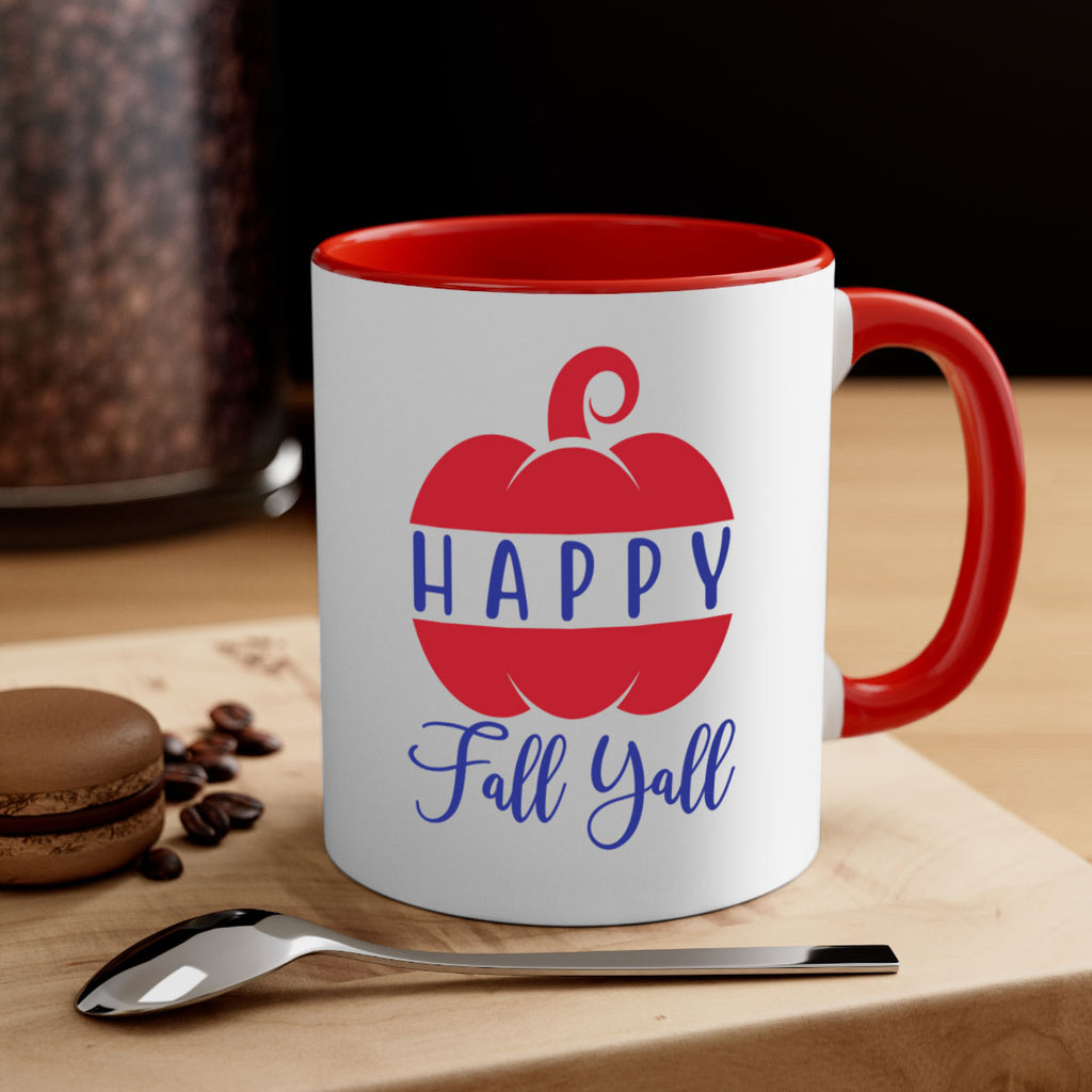 happy fall yall 232#- fall-Mug / Coffee Cup
