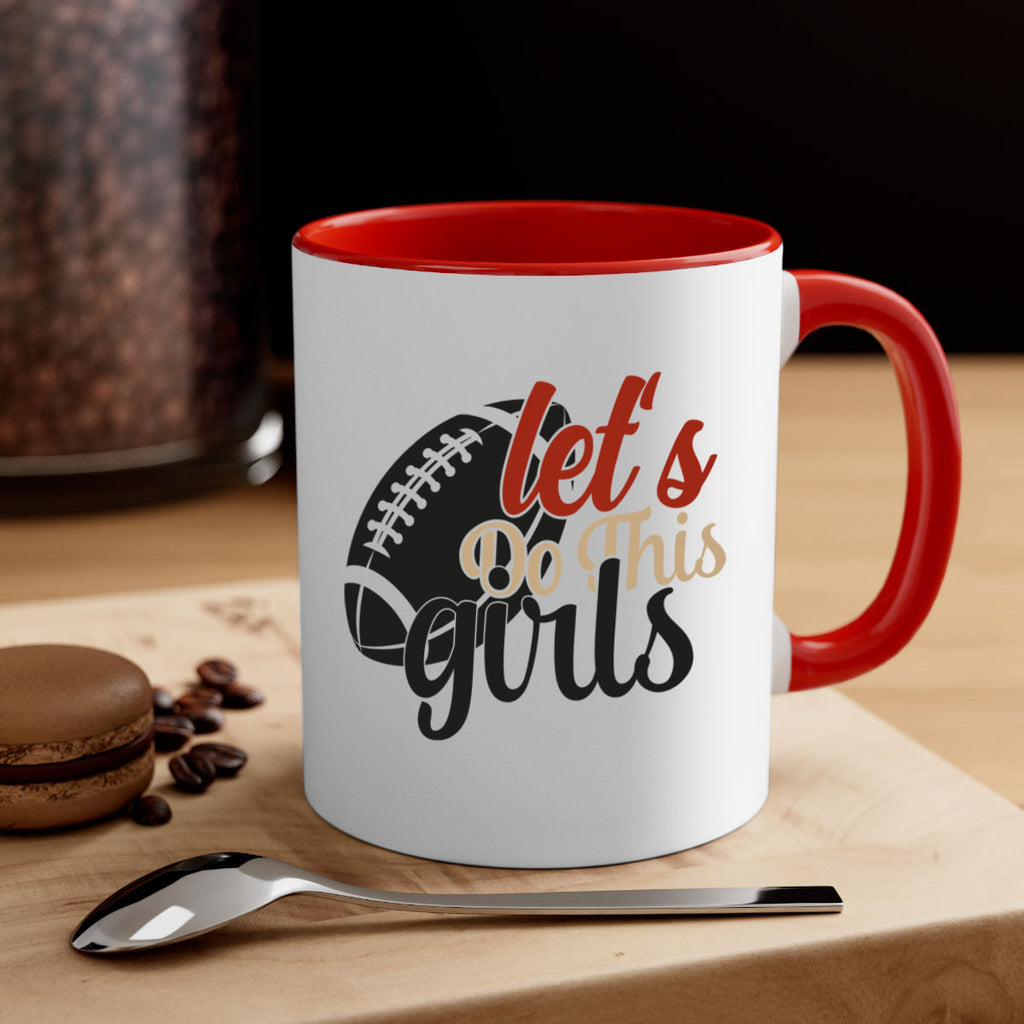 lets do this girls 2282#- softball-Mug / Coffee Cup