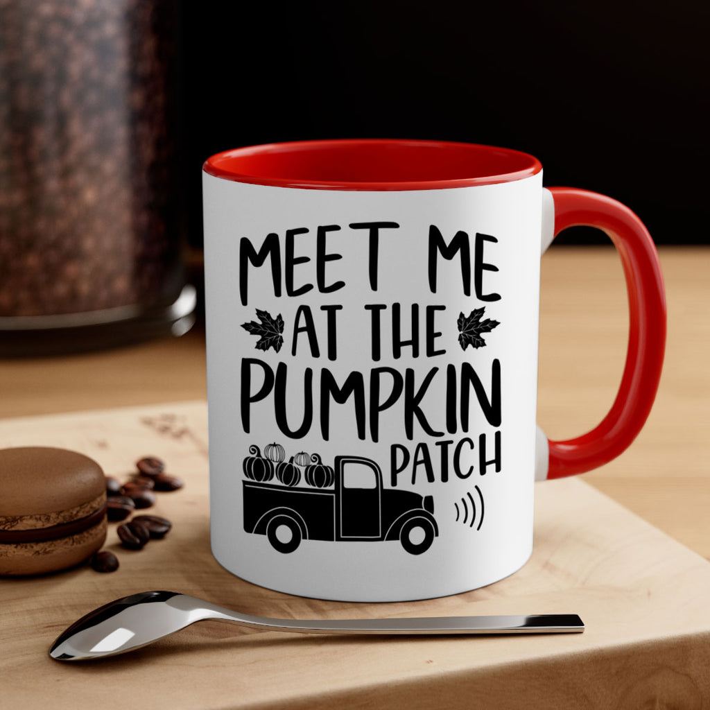 meet me at the pumpkin patch 423#- fall-Mug / Coffee Cup