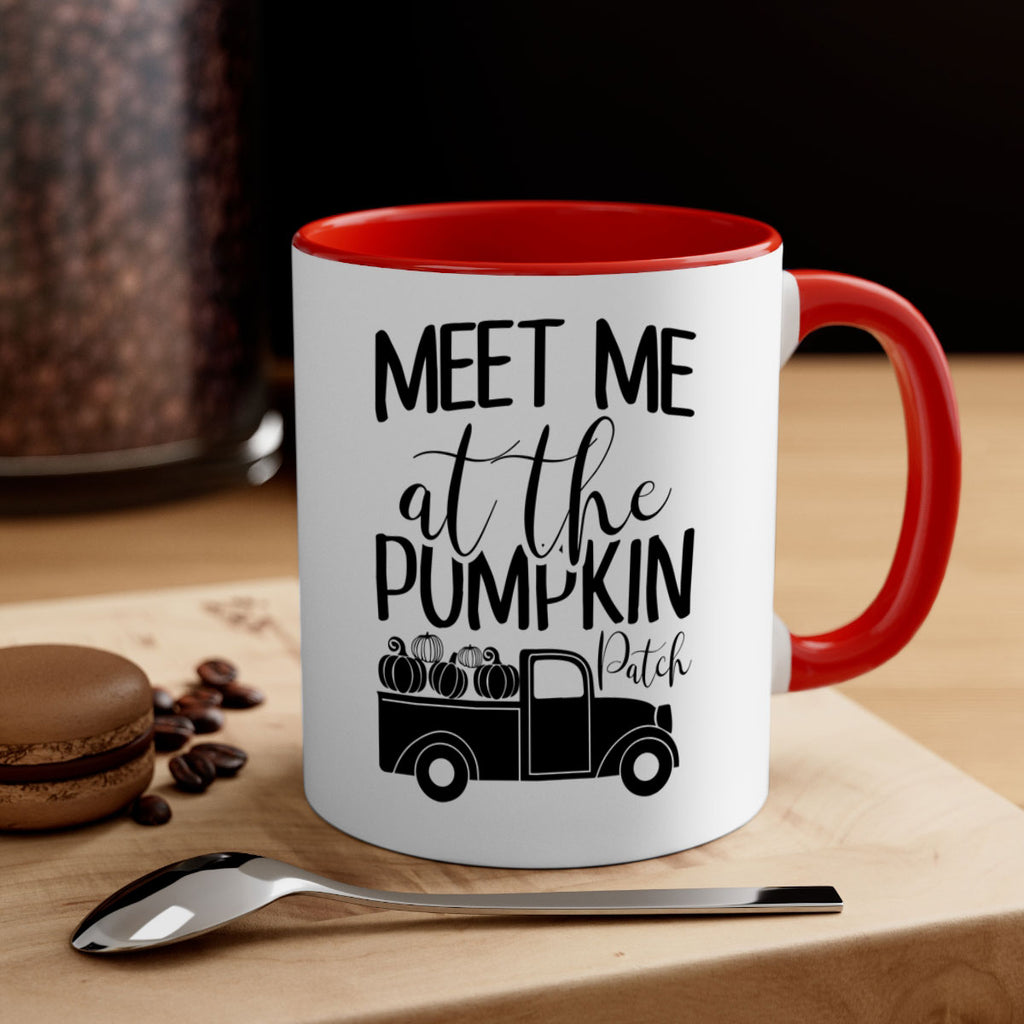 meet me at the pumpkin patch 424#- fall-Mug / Coffee Cup