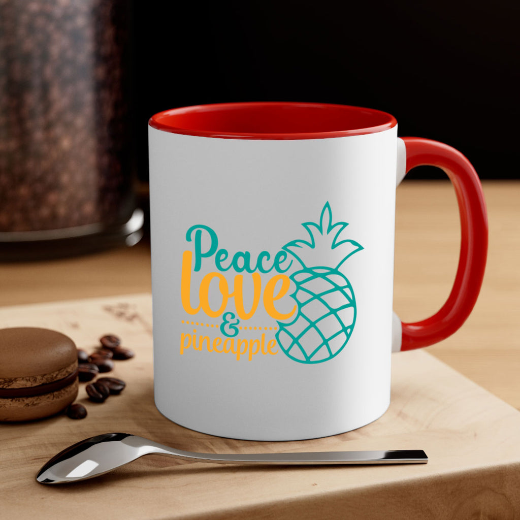 peace love pineapple Style 82#- Summer-Mug / Coffee Cup