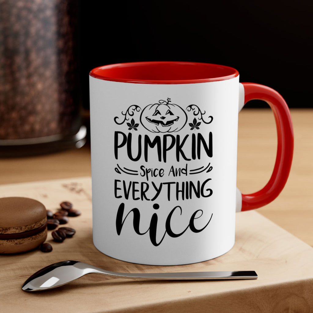 pumpkin spice and everything nice 542#- fall-Mug / Coffee Cup