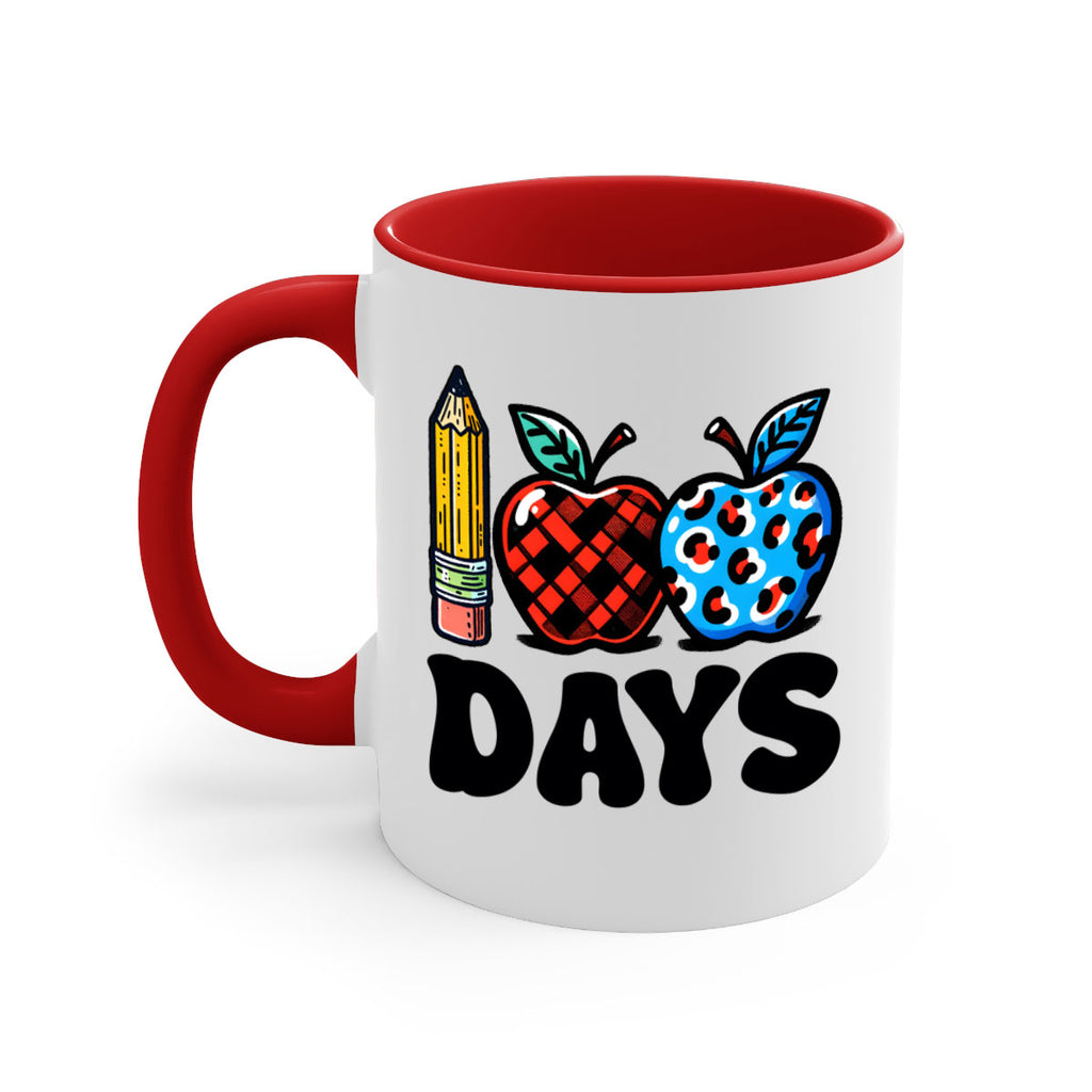 100th day of school Apple 38#- 100 days-Mug / Coffee Cup