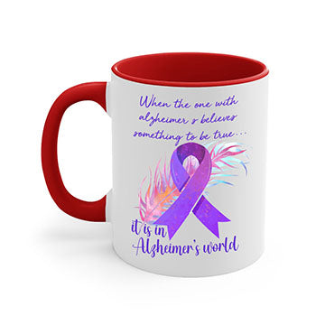 AlzheimerS Awareness Purple Ribbon 17#- alzheimers-Mug / Coffee Cup