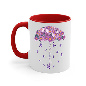 AlzheimerS Awareness Purple Umbrella 18#- alzheimers-Mug / Coffee Cup