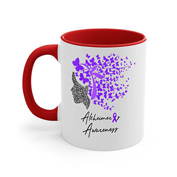 Alzheimers Awareness Shirt Alzheimers Purple Butterflies 24#- alzheimers-Mug / Coffee Cup