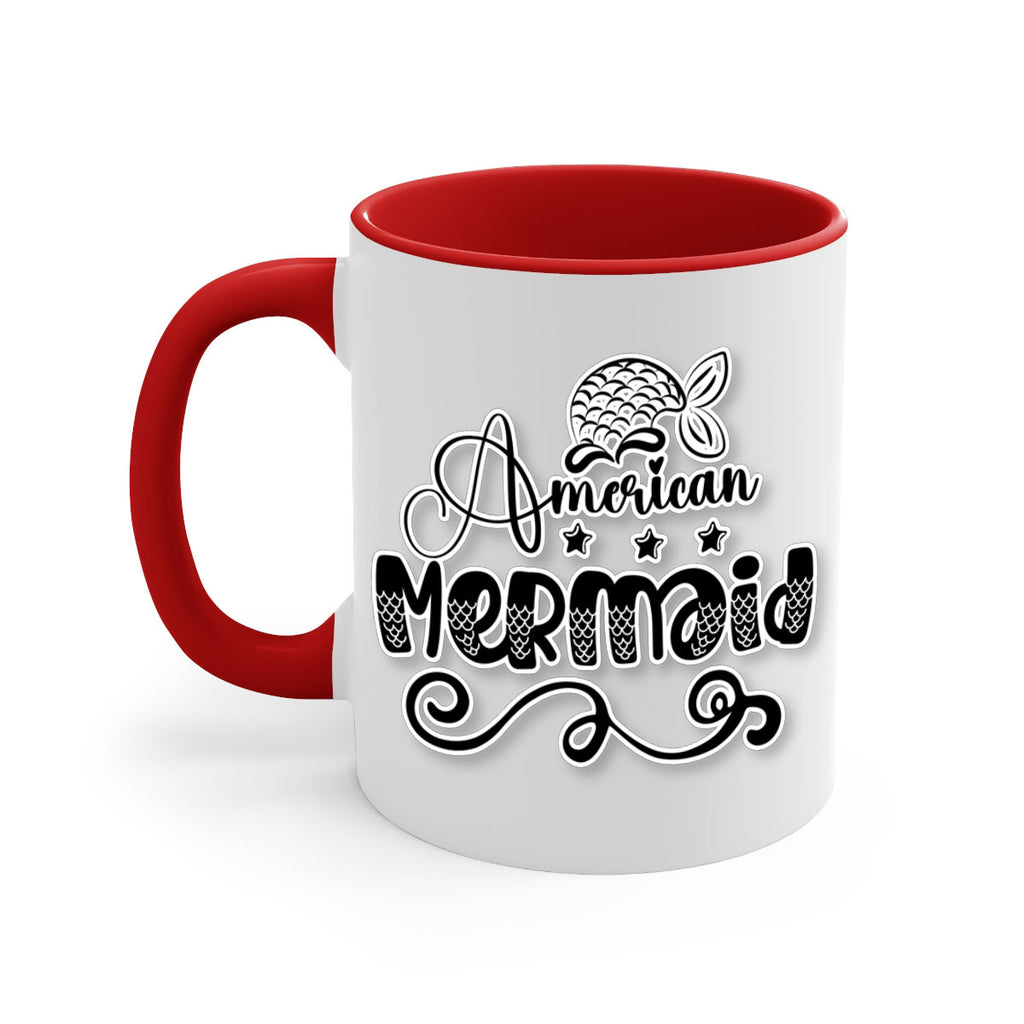 American Mermaid 15#- mermaid-Mug / Coffee Cup