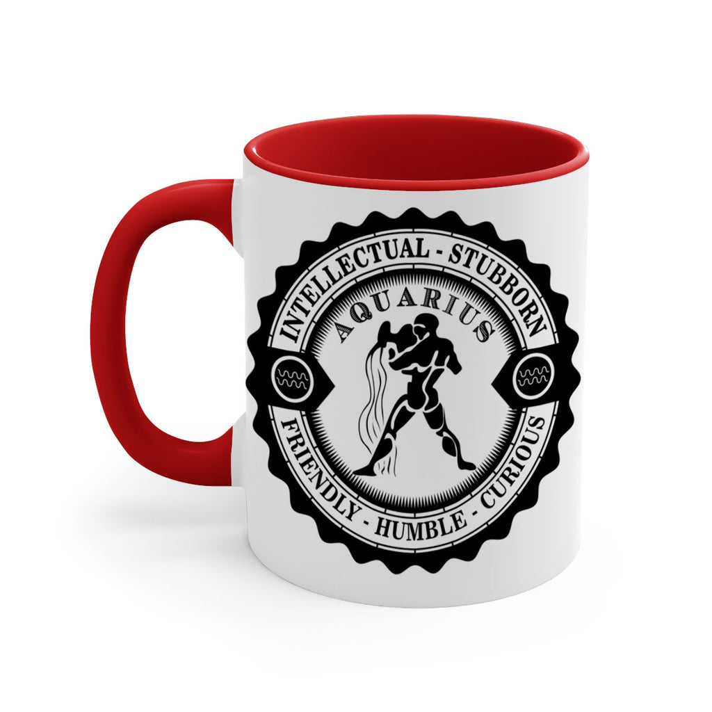 Aquarius balck 44#- zodiac-Mug / Coffee Cup