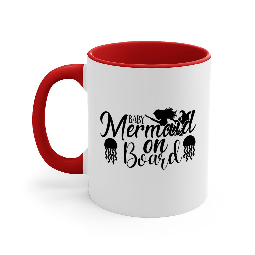 Baby Mermaid On Board 26#- mermaid-Mug / Coffee Cup