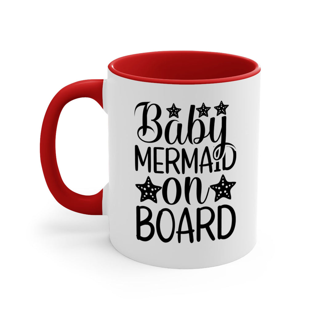 Baby Mermaid On Board 32#- mermaid-Mug / Coffee Cup