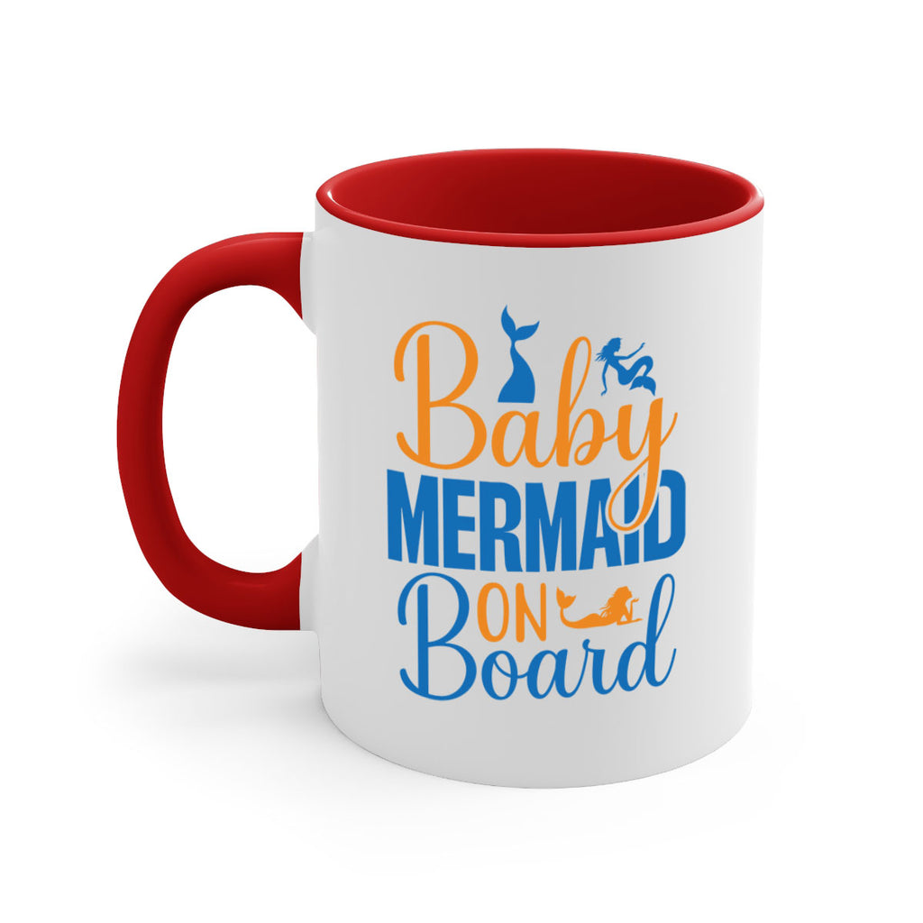 Baby Mermaid on Board 28#- mermaid-Mug / Coffee Cup