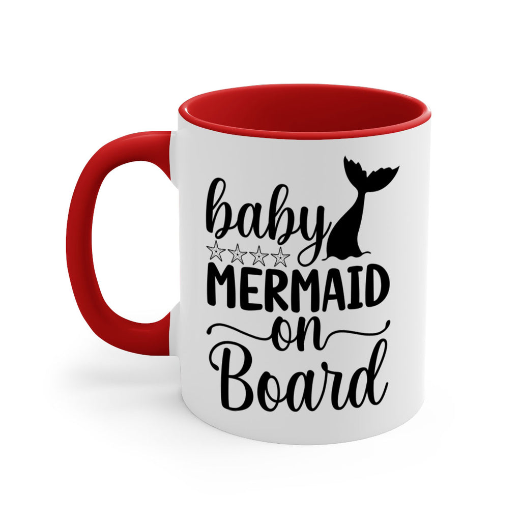 Baby mermaid on board 36#- mermaid-Mug / Coffee Cup