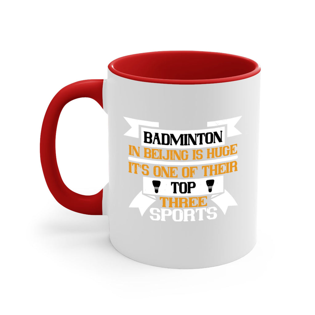 Badminton in Beijing is huge its one of their top three sports 1672#- badminton-Mug / Coffee Cup