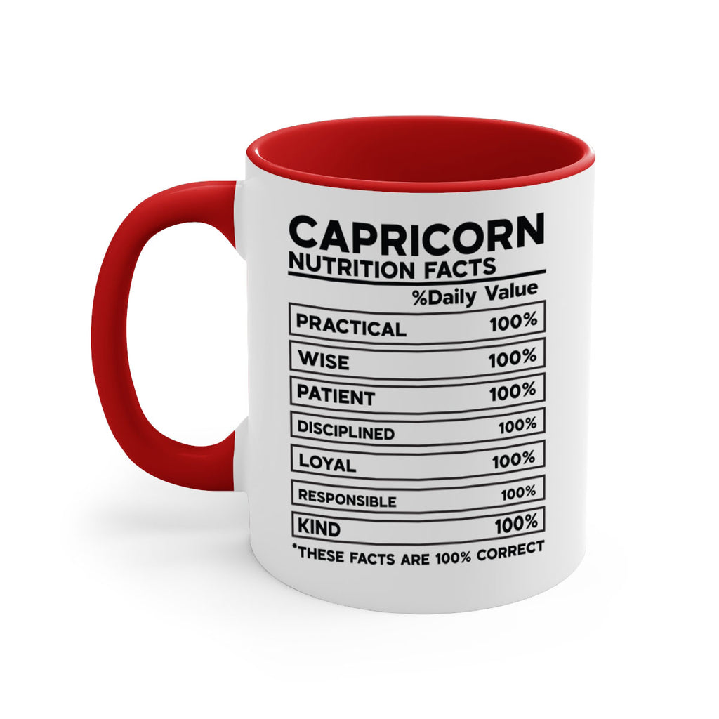 Capricorn Nutrition Facts 185#- zodiac-Mug / Coffee Cup