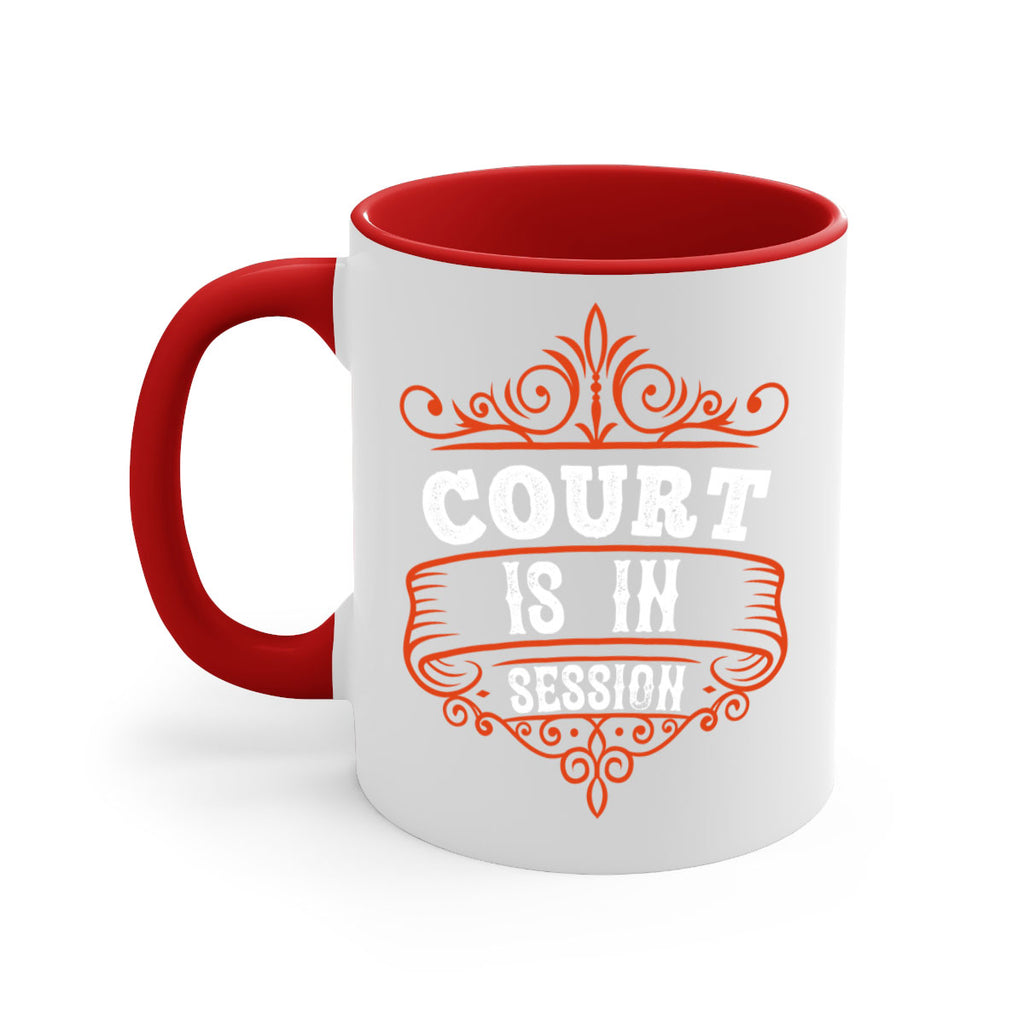 Court is in ball session 1570#- basketball-Mug / Coffee Cup