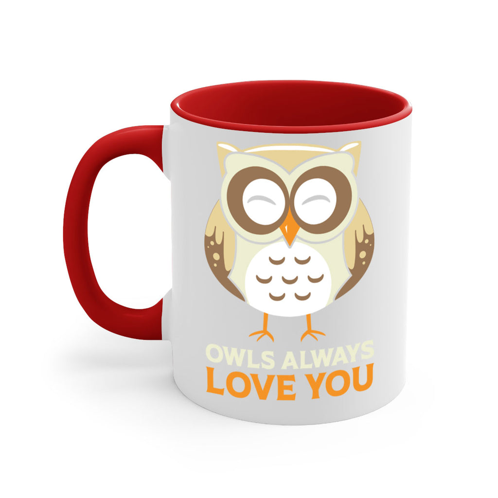 Cute Owl Always Love You A TurtleRabbit 3#- owl-Mug / Coffee Cup