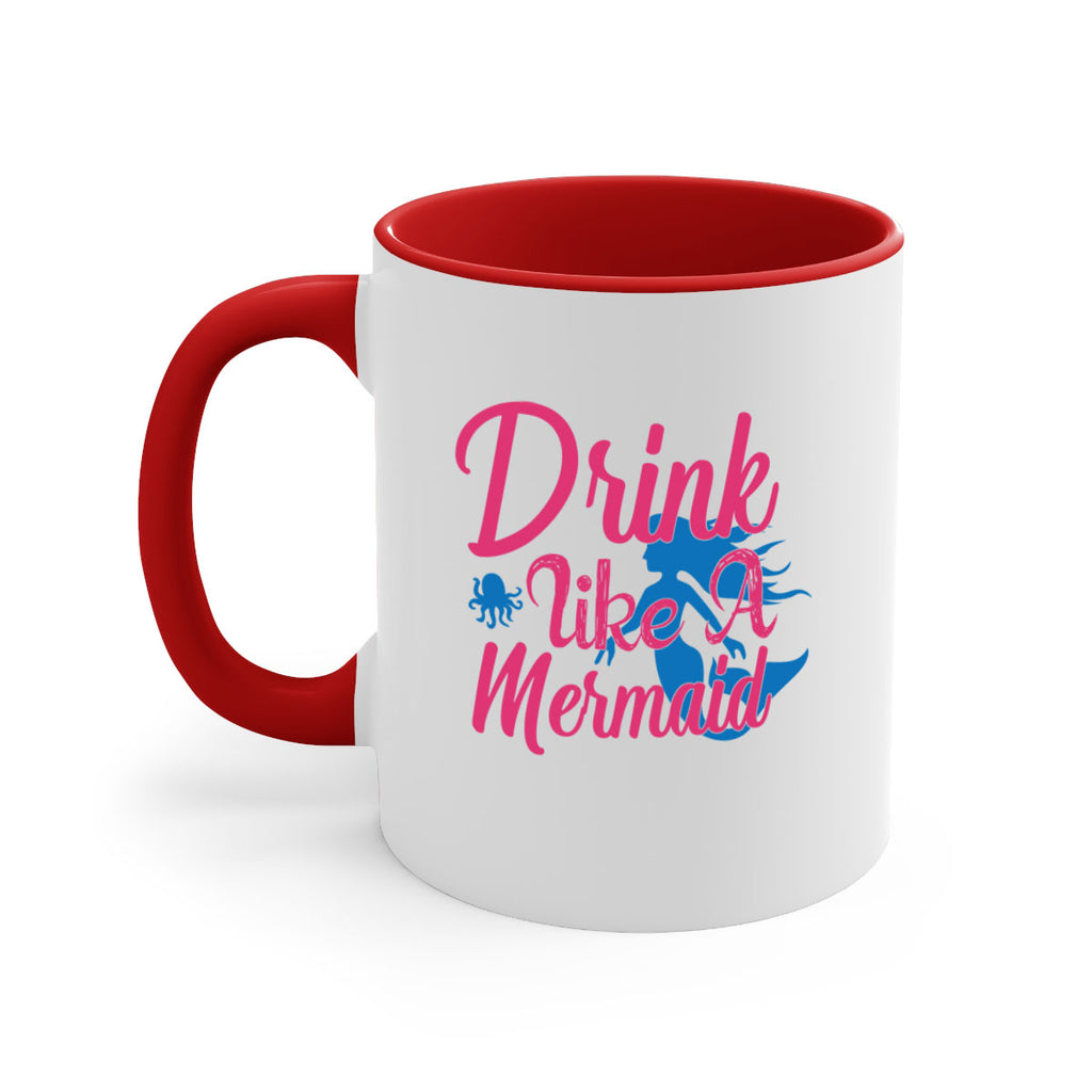 Drink Like A Mermaid 140#- mermaid-Mug / Coffee Cup