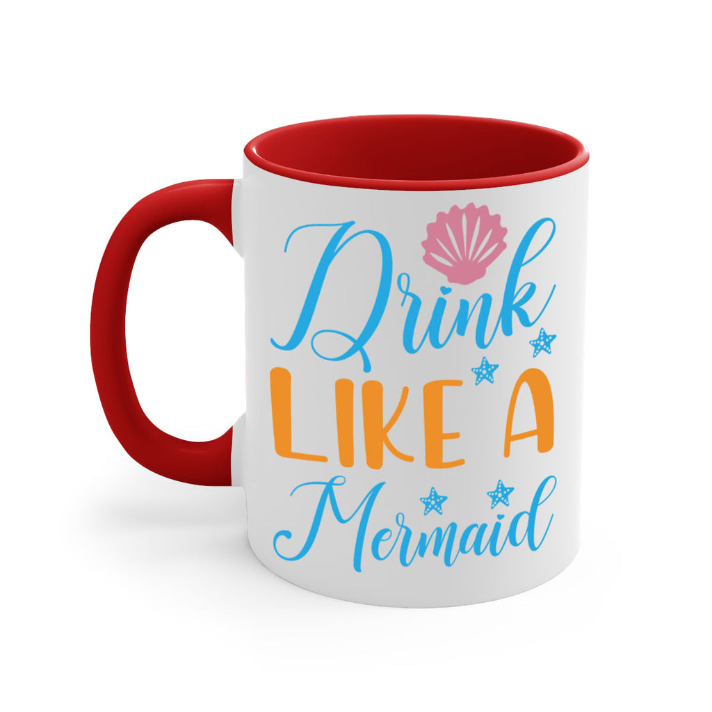 Drink Like a Mermaid 153#- mermaid-Mug / Coffee Cup